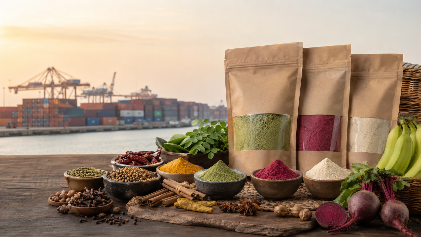 Indian agricultural products prepared for global export