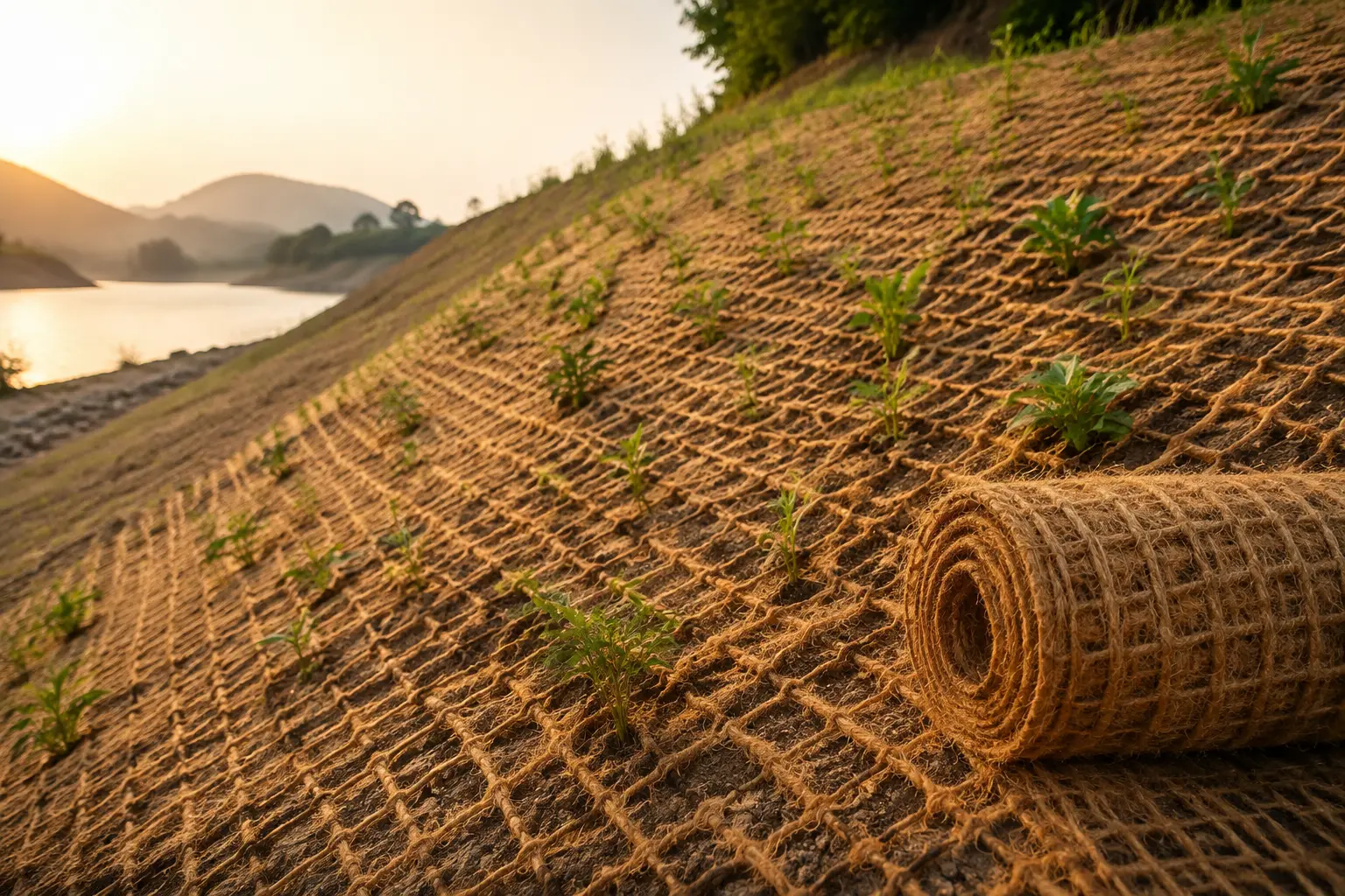 Coir Geotextiles from India